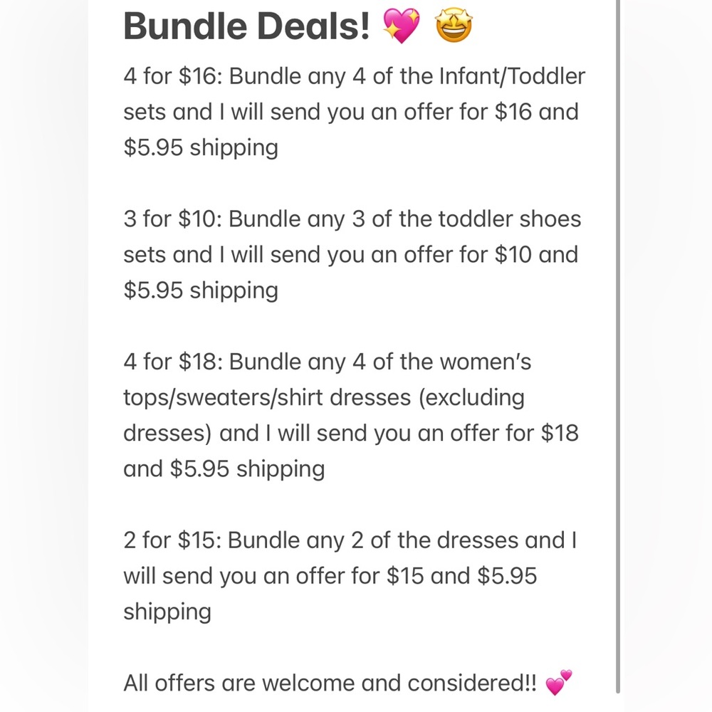 Bundle Deals 💖